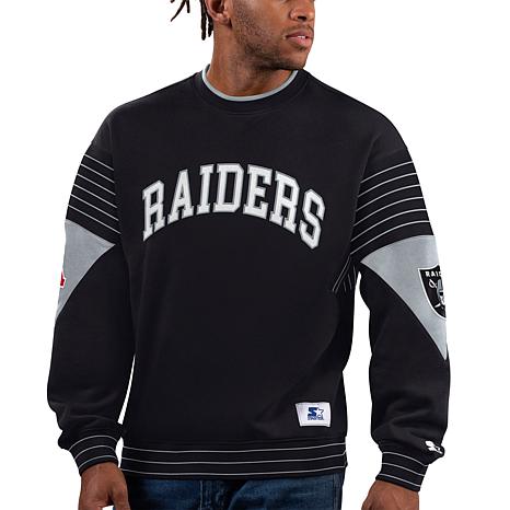 Football Fan Shop Officially Licensed NFL Crew-Neck Sweatshirt by Starter - Raiders