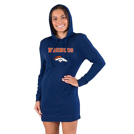 Football Fan Shop Officially Licensed NFL Denver Broncos Ladies Gather Nightshirt - Blue