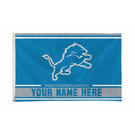 NFL Established Detroit Lions Personalized 50x60 Plush Fleece Blanket