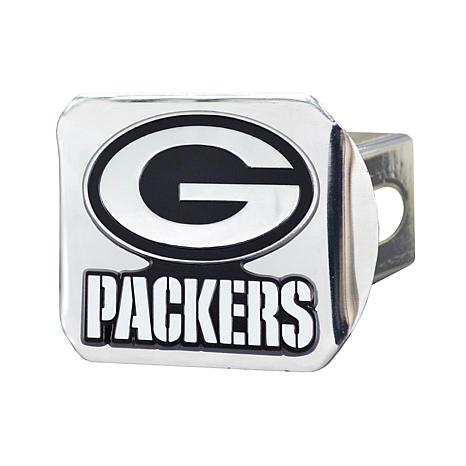 Green Bay Packers Hitch Cover - Black