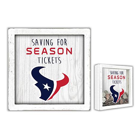 NFL Houston Texans Saving for Tickets Money Box