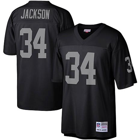 Howie Long Oakland Raiders Autographed Mitchell & Ness Black