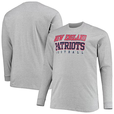 Men's Chicago Bears Fanatics Branded Heathered Gray Big & Tall Practice  Long Sleeve T-Shirt