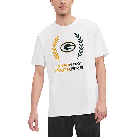 NFL Onfield Apparel Dri-Fit Green Bay Packers Gray Graphic T-Shirt