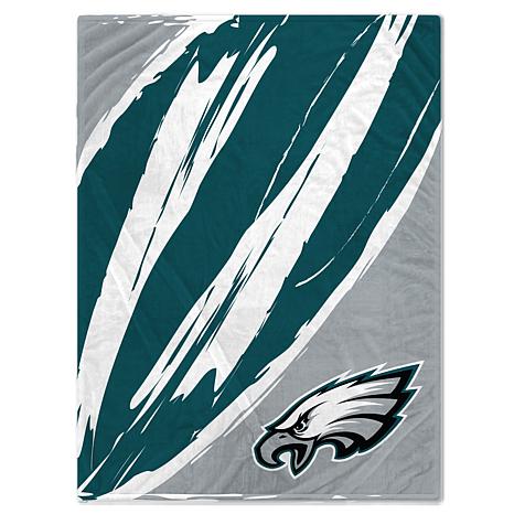 Philadelphia Eagles Signature Raschel Throw Blanket