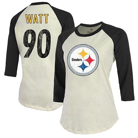 Officially Licensed NFL Pittsburgh Steelers Women's T.J. Watt Top