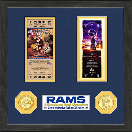 Super Bowl 56 Champions Rams Banner Frame 