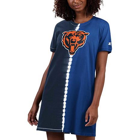 Football Fan Shop Officially Licensed NFL Starter Tie-Dye Cotton Dress - Rams - Bears