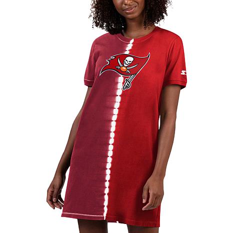 Football Fan Shop Officially Licensed NFL Starter Tie-Dye Cotton Dress - Rams - Bucs