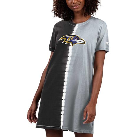 Officially Licensed NFL Starter Tie-Dye Cotton Dress - Rams - Ravens