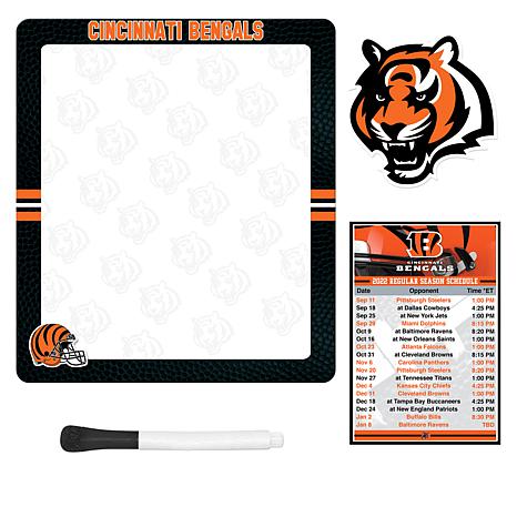 Officially Licensed NFL Team Schedule Magnet Set - Bengals