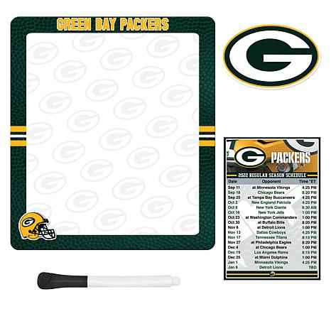 Officially Licensed NFL Team Schedule Magnet Set - Packers