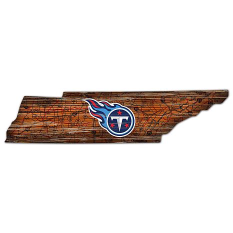 NFL Round Distressed Sign: Tennessee Titans