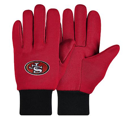 San Francisco 49ers Sport Utility Gloves Officially Licensed NFL Merchandise