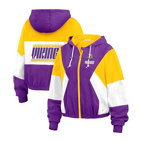 Officially Licensed NFL Wear Color Block Windbreaker Jacket