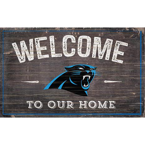 Carolina Panthers NFL Team Logo Garage Home Office Room Wood Sign with  Hanging Rope - FANS Welcome Others Not Allowed