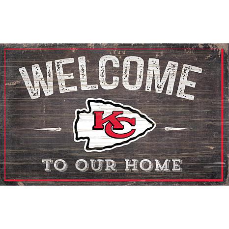 Kansas City Chiefs 17 x 26 Coordinates Sign