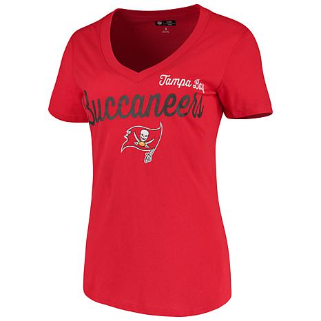 Officially Licensed NFL Women's Ravens Post Season V-Neck T-Shirt