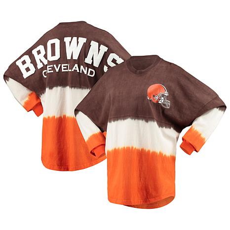 Women's Cleveland Browns Ladies Bling Long Sleeve T-Shirt S