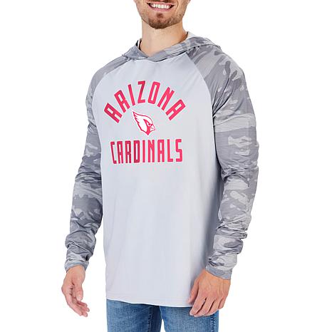 Zubaz Men's NFL Arizona Cardinals Full Zip Camo Hoodie