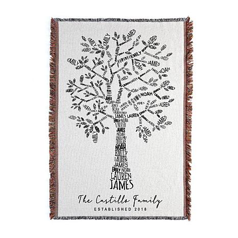 Family Reunion Quilt, Our Family Tree Blanket Personalized Quilt Custom Embroidered Family Tree Blanket Heirloom selling Throw Blanket