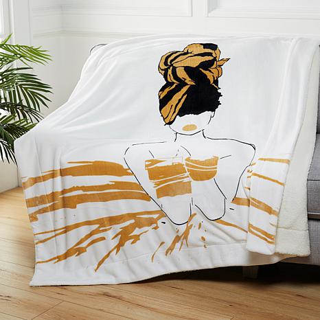 Pardon My Fro Woven Tapestry Throw Blanket