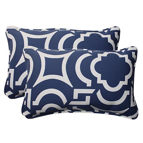 rectangle navy cushion