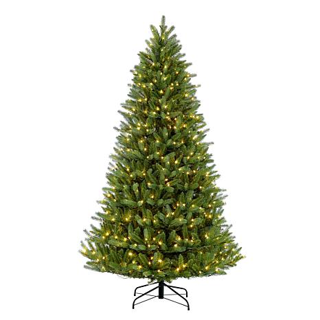 Puleo 9 Ft Pre Lit Green Mountain Fir Artificial Christmas Tree 8877219 Hsn