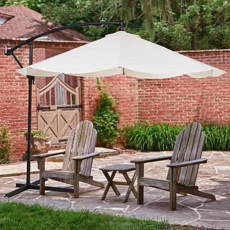 Pure Garden Offset 10 Aluminum Hanging Patio Umbrella 8568231 Hsn