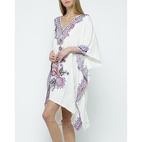 embroidered caftan