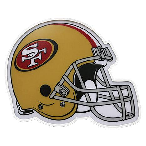 San Francisco 49ers LED Wall Helmet