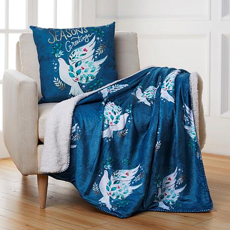 throw pillow blanket set