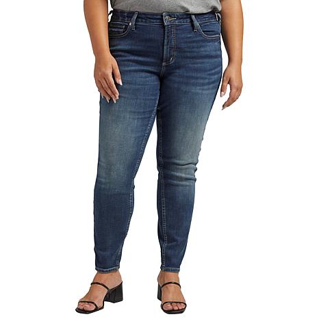 Silver Jeans Co. Plus Size Suki Mid Rise Skinny Jeans - 20871885 | HSN