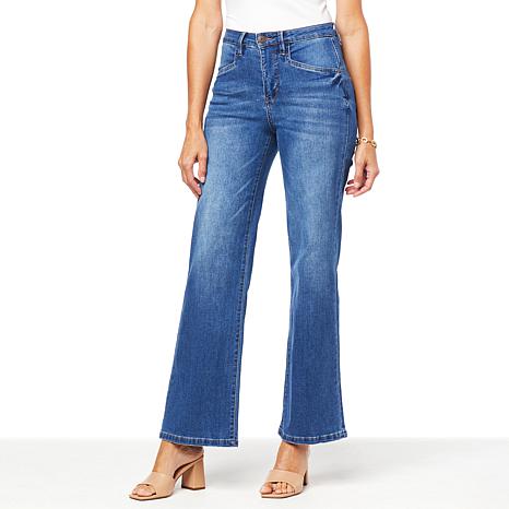 Skinnygirl Wide Leg Trouser Jean - 20456437 | HSN