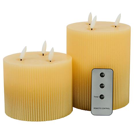 South Street Loft Oversized Ombre Wax Candle - Set of 2 South Street Loft Oversized Ombre Wax Candle - Set of 2