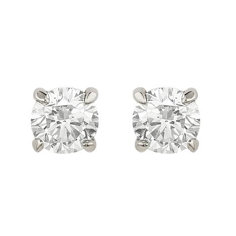 Suzy Levian 14K Gold 0.50ctw Diamond Stud Earrings - 20923581 | HSN