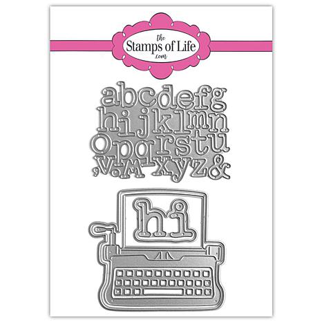 The Stamps of Life Typewriter 2 Stamp Dies - 20485120 | HSN