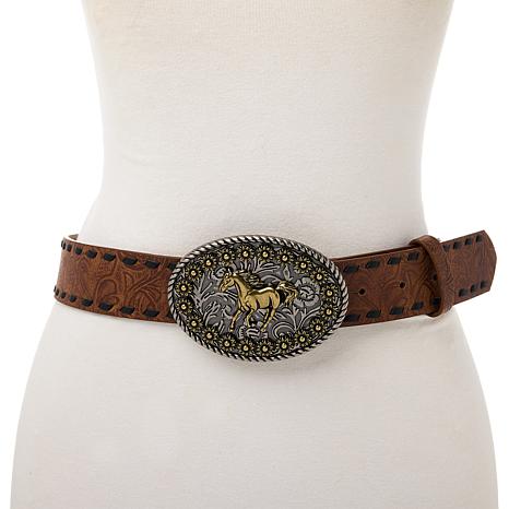 TWRHLL by Christie Brinkley Western Heirloom Statement Belt
