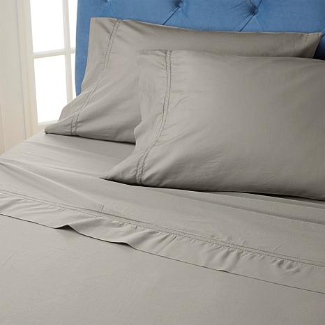 WynneHome 300 TC Cotton Embroidered Queen Sheet Set