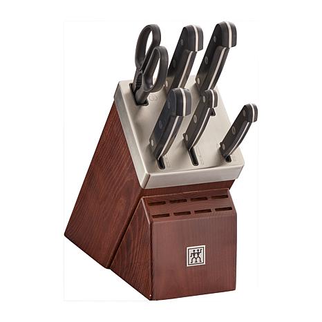 Zwilling JA Henckels 7-Piece Gourmet Self-Sharpening Knife Block Set