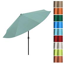 10' Auto-Tilt Patio Umbrella with Easy Crank - Dusty Green