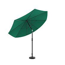10' Auto-Tilt Patio Umbrella with Easy Crank - Hunter Green