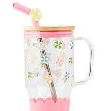 10 Strawberry Street Adria Hydration Travel Tumbler, Beach Umbrella