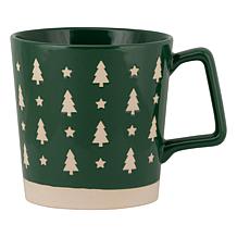 10 Strawberry Street Assorted Red and Green Holiday Mugs 4-Pack