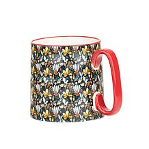 10 Strawberry Street Bella Autum Floral, Set of 4