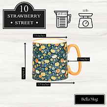 10 Strawberry Street Bella Autumn Twilight, Set of 4