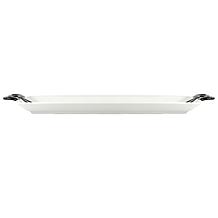 10 Strawberry Street Black Bow Serving Tray, Ribbon, Set of 2