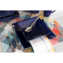 10 Strawberry Street Nova 30-Piece Square Dinnerware Set