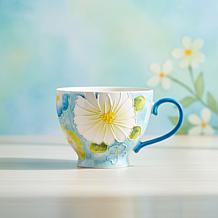 10 Strawberry Street Petaluxe Mug, Daisy, Set of 4
