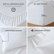 100% Cotton Soft & Smooth 4-piece Sheet Set